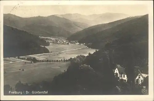 Guenterstal Freiburg Panorama / Freiburg im Breisgau /Breisgau-Hochschwarzwald LKR