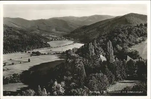 Guenterstal Freiburg Panorama / Freiburg im Breisgau /Breisgau-Hochschwarzwald LKR