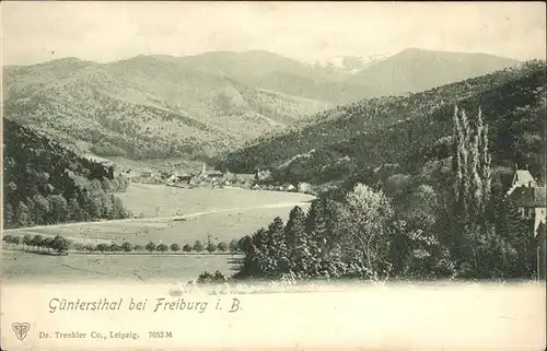 Guenterstal Freiburg Panorama / Freiburg im Breisgau /Breisgau-Hochschwarzwald LKR