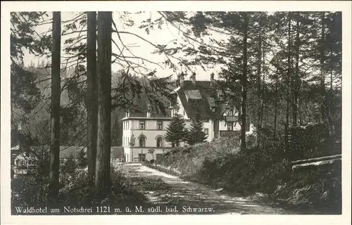 Notschrei Waldhotel Kat. Todtnau