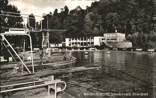 Waldkirch Breisgau Strandbad Kat. Waldkirch