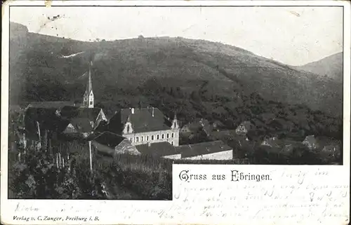 Ebringen Breisgau Teilansicht Kat. Ebringen