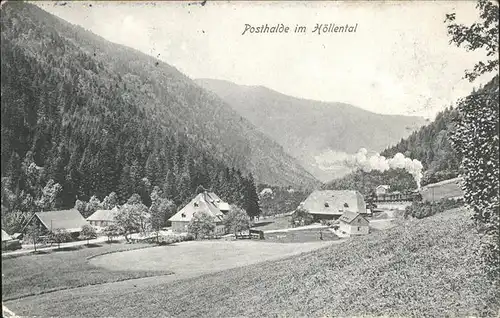 Hoellental Schwarzwald Posthalde Kat. Buchenbach