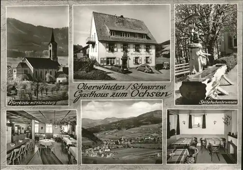 Oberwinden Elztal Gasthaus zum Ochsen Kat. Winden im Elztal