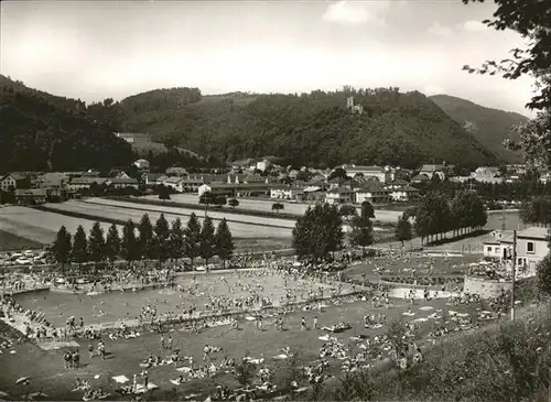 Waldkirch Breisgau Schwimmbad Kat. Waldkirch