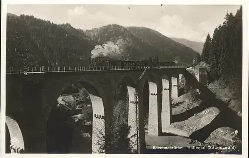 Hoellental Schwarzwald Ravennaviadukt Kat. Buchenbach