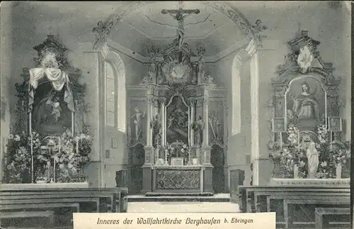 Ebringen Breisgau Wallfahrtskirche Berghausen Kat. Ebringen
