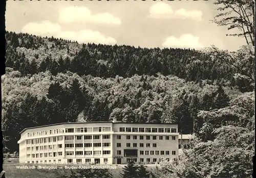 wz19604 Waldkirch Breisgau Bruder Klaus Krankenhaus Kategorie. Waldkirch Alte Ansichtskarten