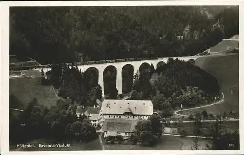 Hoellental Schwarzwald Ravenna-Viadukt Kat. Buchenbach