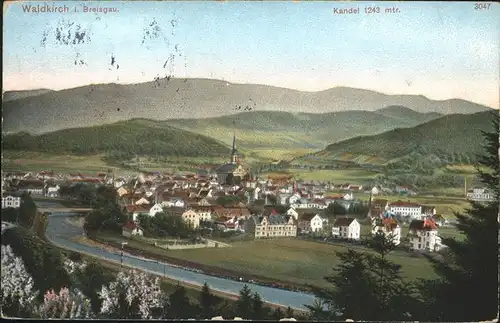 Waldkirch Breisgau Gesamtansicht Kandel Kat. Waldkirch