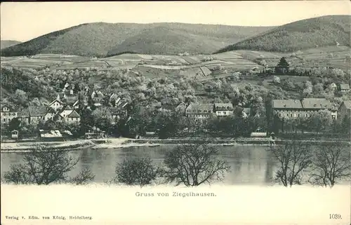 Ziegelhausen Totalansicht Kat. Heidelberg