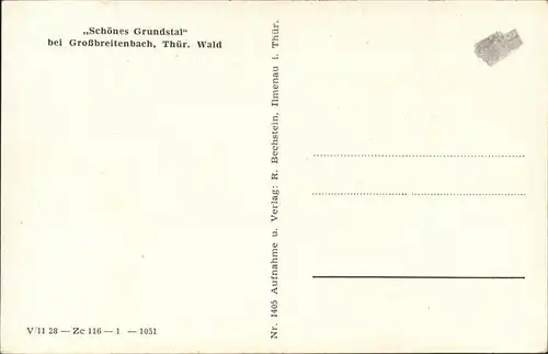 Grossbreitenbach Thueringen Schoenes Grundstal / Grossbreitenbach /Ilm-Kreis LKR