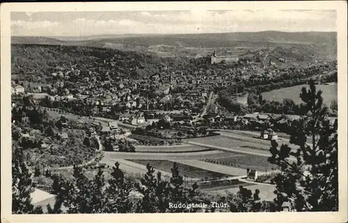 Rudolstadt Flugaufnahme Kat. Rudolstadt