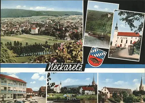 Neckarelz Wappen Kirche Schloss Neuburg Tempelhaus Kat. Mosbach