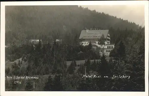 Spitzberg Bayern Hotel Rixi Kat. Ludwigsstadt