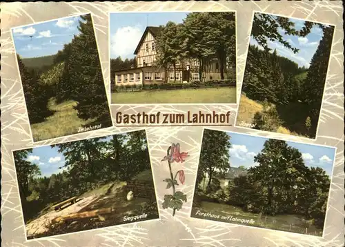 Lahnhof Gasthof zum Lahnhof Kat. Netphen