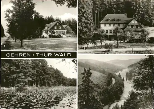 Gehren Thueringen Thuer. Wald Gasthaus Seerose Schobsemuehle Kat. Gehren Thueringen