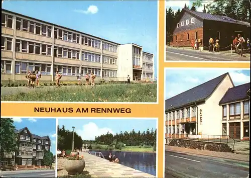Neuhaus Rennweg Erholungsort Polytechnisceh Oberschule Friedrich Engels Kat. Neuhaus Rennweg