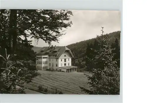 Notschrei Waldhotel Notschrei Kat. Todtnau