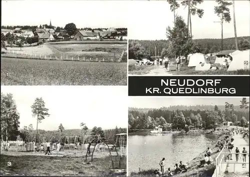 Neudorf Quedlinburg Campingplatz Birnbaumteich Kat. Neudorf Quedlinburg