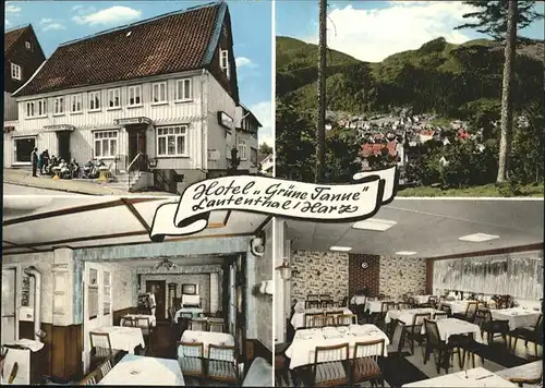 Lautenthal Hotel Gruene Tanne Kat. Langelsheim