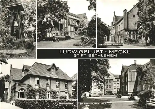 Ludwigslust Mecklenburg Stift Bethlehem Mutterhaus Grosses Krankenhaus Kat. Ludwigslust