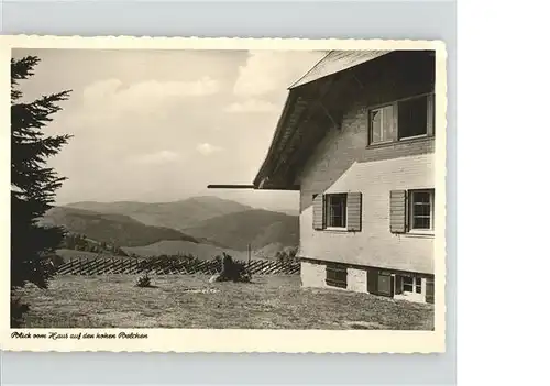 Belchen Baden Haus Belchen Haus d. Universitaet Freiburg Kat. Neuenweg