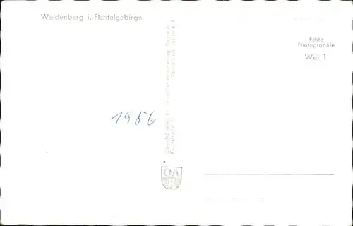 Weidenberg Fichtelgebirge / Weidenberg /Bayreuth LKR