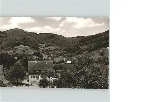 Lautenbach Durbach Renchtal Cafe Waldblick Kat. Durbach