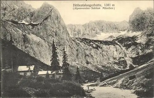 Hoellentalangerhuette  Kat. Garmisch-Partenkirchen