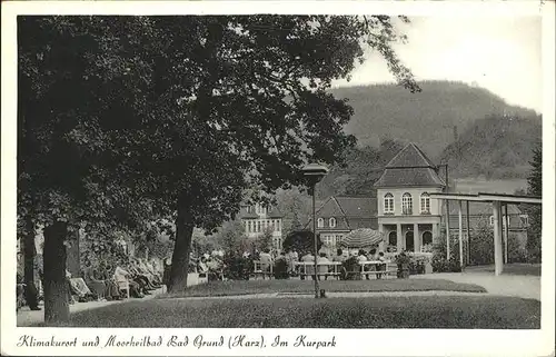 Bad Grund Harz Moorheilbad Kurpark Kat. Bad Grund (Harz)