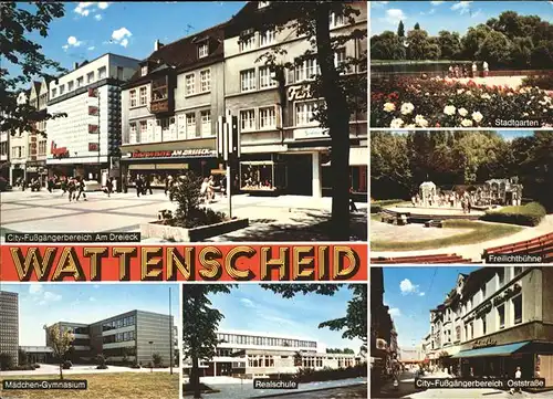 Freilichtbuehne = Thingstaette Freilichtbuehne Realschule Maedchen Gymnasium Stadtgarten Fussgaengerbereich