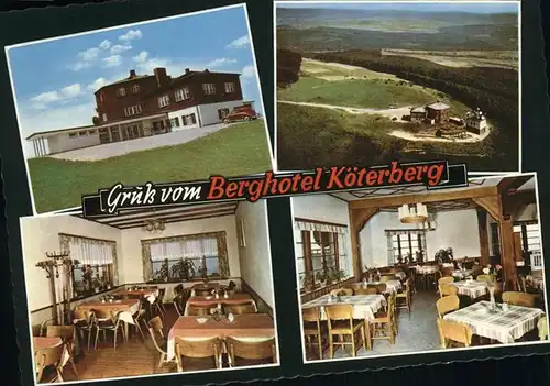 Rischenau Berghotel Koeterberg Kat. Luegde