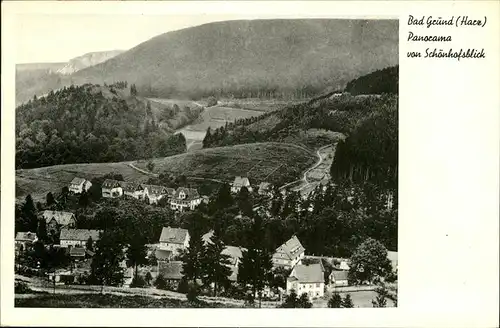 Bad Grund Harz Schoenhofsblick Kat. Bad Grund (Harz)