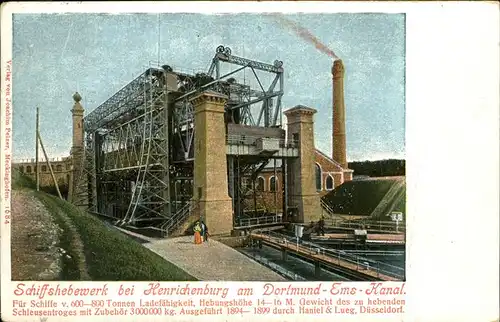 Henrichenburg Schiffshebewerk Schiffshebewerk / Waltrop /Recklinghausen LKR