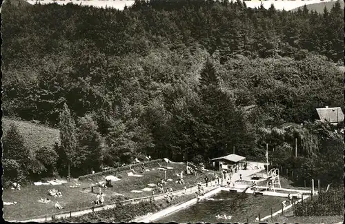 Bad Grund Harz Schwimmbad Kat. Bad Grund (Harz)