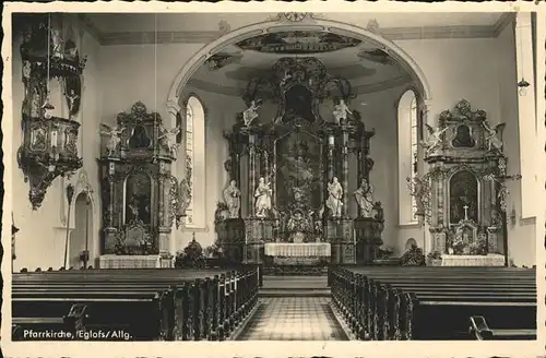 Eglofs Argenbuehl Pfarrkirche Kat. Argenbuehl