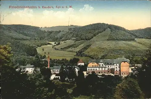 Friedrichsheim  Kat. Malsburg-Marzell
