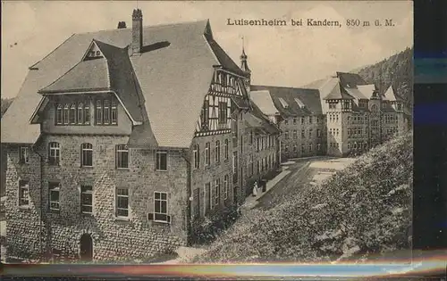Luisenheim Rehaklinik Birkenbuck  / Malsburg-Marzell /Loerrach LKR