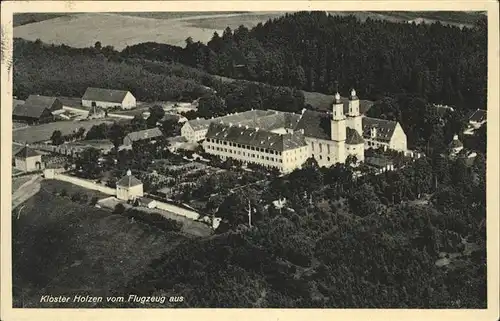 Allmannshofen Fliegeraufnahme Kloster Holzen Kat. Allmannshofen