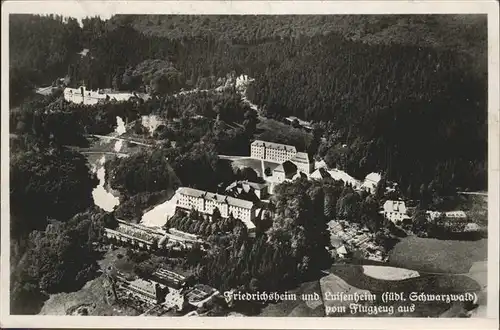 Friedrichsheim Luisenheim Fliegeraufnahme Kat. Malsburg-Marzell