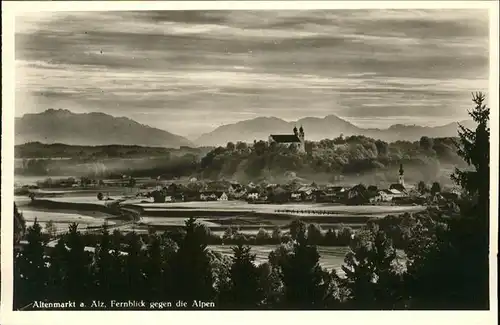 Altenmarkt Alz Alpen Fernblick Kat. Altenmarkt a.d.Alz