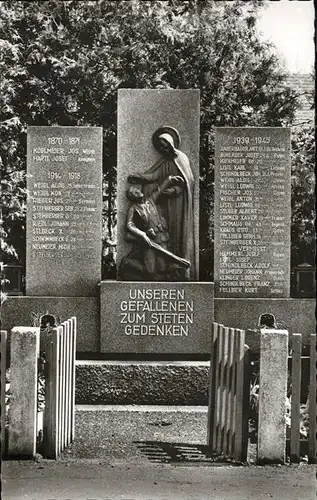 Rogging Gefallenendenkmal Kat. Pfakofen