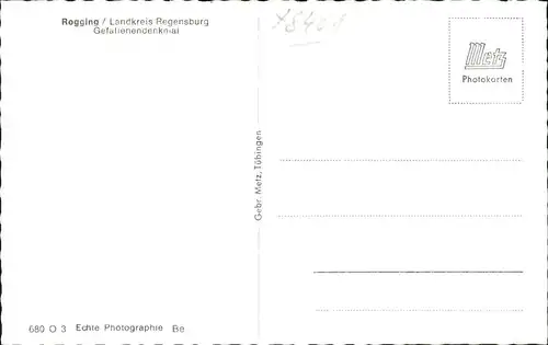 Rogging Gefallenendenkmal Kat. Pfakofen