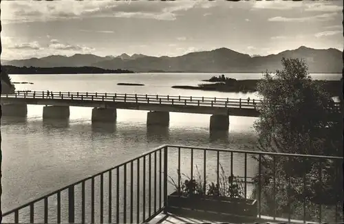 Seebruck Chiemsee Hochgern Hochfelln Sonntagshorn Kat. Seeon-Seebruck