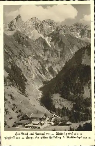 Einoedsbach Alpengasthof u. Fremdenheim Kat. Oberstdorf