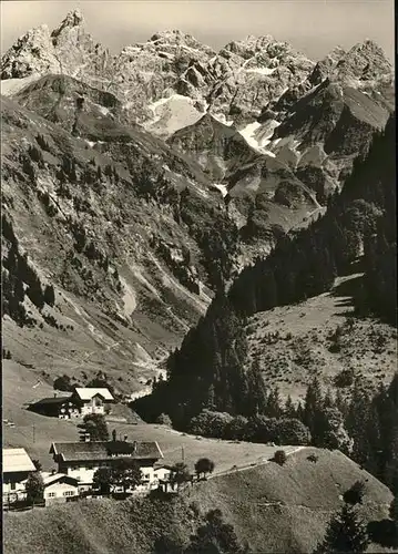 Einoedsbach Allgaeuer Alpen Maedelegabelgruppe Kat. Oberstdorf