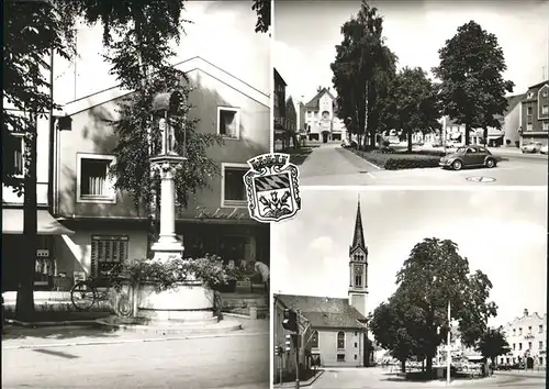 Plattling Isar Bayern Stadtwappen, Brunnen / Plattling /Deggendorf LKR