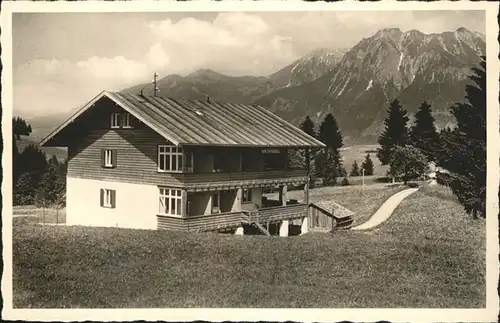 Kornau Oberstdorf Diaetkurheim Rall Kat. Oberstdorf