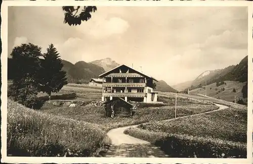 Kornau Oberstdorf Diaetkurheim Rall Kat. Oberstdorf